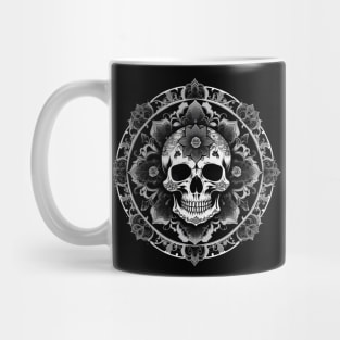 Flower Skull Mug